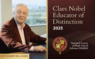 2025 – Claes Nobel Educator of Distinction